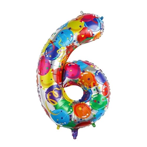 Vthoviwa 40 Zoll/18 Farbens Luftballon Zahlen 6 Farbenfrohe, Luftballon 6. Geburtstag Foil Ballon, 0123456789,10-19,20-25,30,40,50,60,70,80,90, Folienballon 6 Party Dekoration Helium Unterstützen Vthoviwa 40 Zoll/18 Farbens Luftballon Zahlen 6 Farbenfrohe, Luftballon 6. Geburtstag Foil Ballon, 0123456789,10-19,20-25,30,40,50,60,70,80,90, Folienballon 6 Party Dekoration Helium Unterstützen von Vthoviwa