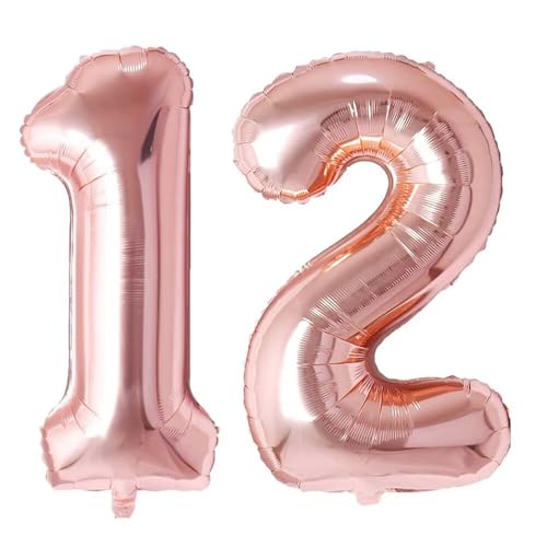 Vthoviwa 32 Zoll Luftballon Zahlen 12/21 Rosegolden, Number Luftballon 12/21. Geburtstag Foil Ballon, 0123456789,10-19,20-25,30,40,50,60,70,80,90, Folienballon 12/21 Party Dekoration Vthoviwa 32 Zoll Luftballon Zahlen 12/21 Rosegolden, Number Luftballon 12/21. Geburtstag Foil Ballon, 0123456789,10-19,20-25,30,40,50,60,70,80,90, Folienballon 12/21 Party Dekoration von Vthoviwa