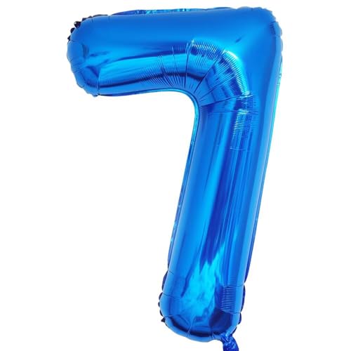 Vthoviwa 32 Zoll Luftballon Zahlen 7 Blau, Luftballon 7. Geburtstag Foil Ballon, 0123456789,10-19,20-25,30,40,50,60,70,80,90, Folienballon 7 Party Dekoration Vthoviwa 32 Zoll Luftballon Zahlen 7 Blau, Luftballon 7. Geburtstag Foil Ballon, 0123456789,10-19,20-25,30,40,50,60,70,80,90, Folienballon 7 Party Dekoration von Vthoviwa