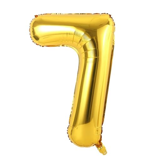 Vthoviwa 32 Zoll Luftballon Zahlen 7 Golden, Luftballon 7. Geburtstag Foil Ballon, 0123456789,10-19,20-25,30,40,50,60,70,80,90, Party Decoration Vthoviwa 32 Zoll Luftballon Zahlen 7 Golden, Luftballon 7. Geburtstag Foil Ballon, 0123456789,10-19,20-25,30,40,50,60,70,80,90, Party Decoration von Vthoviwa