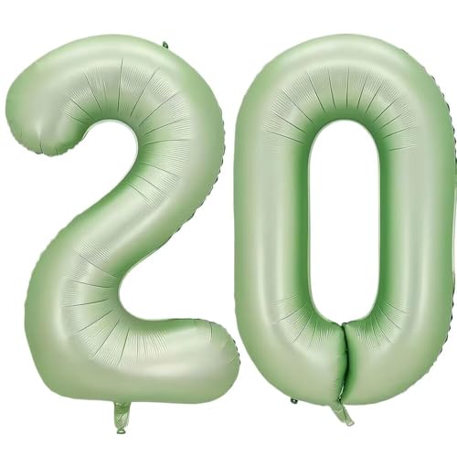 Vthoviwa 40 Zoll/18 Farbens Luftballon Zahlen 20 grün, Luftballon 20. Geburtstag Foil Ballon, 0123456789,10-19,20-25,30,40,50,60,70,80,90, Folienballon 20 Party Dekoration Helium Unterstützen Vthoviwa 40 Zoll/18 Farbens Luftballon Zahlen 20 grün, Luftballon 20. Geburtstag Foil Ballon, 0123456789,10-19,20-25,30,40,50,60,70,80,90, Folienballon 20 Party Dekoration Helium Unterstützen von Vthoviwa