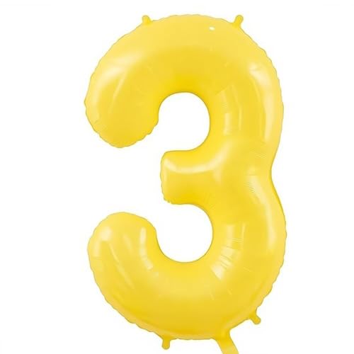 Vthoviwa 40 Zoll/18 Farbens Luftballon Zahlen 3 Gelb, Luftballon 3. Geburtstag Foil Ballon, 0123456789,10-19,20-25,30,40,50,60,70,80,90, Folienballon 3 Party Dekoration Helium Unterstützen Vthoviwa 40 Zoll/18 Farbens Luftballon Zahlen 3 Gelb, Luftballon 3. Geburtstag Foil Ballon, 0123456789,10-19,20-25,30,40,50,60,70,80,90, Folienballon 3 Party Dekoration Helium Unterstützen von Vthoviwa