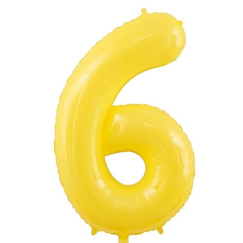 Vthoviwa 40 Zoll/18 Farbens Luftballon Zahlen 6 Gelb, Luftballon 6. Geburtstag Foil Ballon, 0123456789,10-19,20-25,30,40,50,60,70,80,90, Folienballon 6 Party Dekoration Helium Unterstützen Vthoviwa 40 Zoll/18 Farbens Luftballon Zahlen 6 Gelb, Luftballon 6. Geburtstag Foil Ballon, 0123456789,10-19,20-25,30,40,50,60,70,80,90, Folienballon 6 Party Dekoration Helium Unterstützen von Vthoviwa