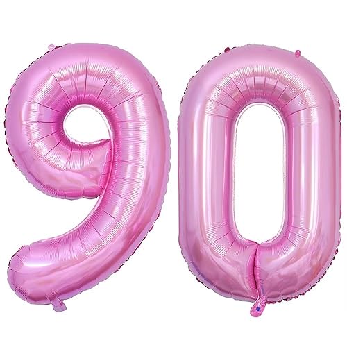 Vthoviwa 40 Zoll/18 Farbens Luftballon Zahlen 90 Rosa, Luftballon 90. Geburtstag Foil Ballon, 0123456789,10-19,20-25,30,40,50,60,70,80,90, Folienballon 90 Party Dekoration Helium Unterstützen Vthoviwa 40 Zoll/18 Farbens Luftballon Zahlen 90 Rosa, Luftballon 90. Geburtstag Foil Ballon, 0123456789,10-19,20-25,30,40,50,60,70,80,90, Folienballon 90 Party Dekoration Helium Unterstützen von Vthoviwa