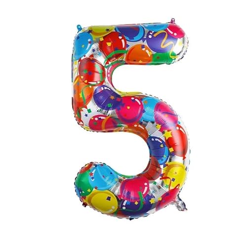 Vthoviwa 40 Zoll/18 Farbens Luftballon Zahlen 5 Farbenfrohe, Luftballon 5. Geburtstag Foil Ballon, 0123456789,10-19,20-25,30,40,50,60,70,80,90, Folienballon 5 Party Dekoration Helium Unterstützen Vthoviwa 40 Zoll/18 Farbens Luftballon Zahlen 5 Farbenfrohe, Luftballon 5. Geburtstag Foil Ballon, 0123456789,10-19,20-25,30,40,50,60,70,80,90, Folienballon 5 Party Dekoration Helium Unterstützen von Vthoviwa