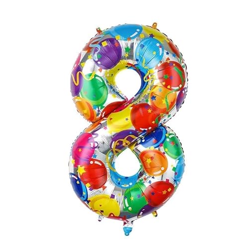 Vthoviwa 40 Zoll/18 Farbens Luftballon Zahlen 8 Farbenfrohe, Luftballon 8. Geburtstag Foil Ballon, 0123456789,10-19,20-25,30,40,50,60,70,80,90, Folienballon 8 Party Dekoration Helium Unterstützen Vthoviwa 40 Zoll/18 Farbens Luftballon Zahlen 8 Farbenfrohe, Luftballon 8. Geburtstag Foil Ballon, 0123456789,10-19,20-25,30,40,50,60,70,80,90, Folienballon 8 Party Dekoration Helium Unterstützen von Vthoviwa