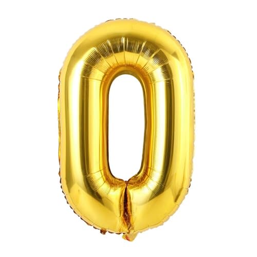 Vthoviwa 32 Zoll Luftballon Zahlen 0 Golden, Luftballon 0. Geburtstag Foil Ballon, 0123456789,10-19,20-25,30,40,50,60,70,80,90, Party Decoration Vthoviwa 32 Zoll Luftballon Zahlen 0 Golden, Luftballon 0. Geburtstag Foil Ballon, 0123456789,10-19,20-25,30,40,50,60,70,80,90, Party Decoration von Vthoviwa