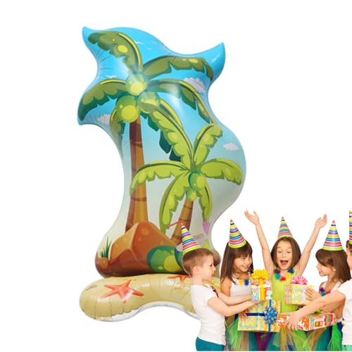 Vuggdt Palmenballons – Aufblasbare Palme aus Aluminiumfolie, niedliche Foto-Requisiten für Geburtstag, tropische Themen, Kinder, Babyparty, Hotel, Restaurant, Versammlungen Vuggdt Palmenballons – Aufblasbare Palme aus Aluminiumfolie, niedliche Foto-Requisiten für Geburtstag, tropische Themen, Kinder, Babyparty, Hotel, Restaurant, Versammlungen von Vuggdt