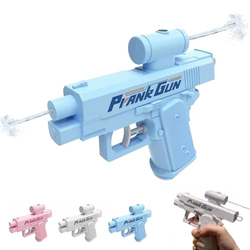 Prank Water Gun - Prank Squirt Gun Can Spray from Front and Back, Prank Two-Way Water Gun for Prank Lovers (Blue) von Vulvv