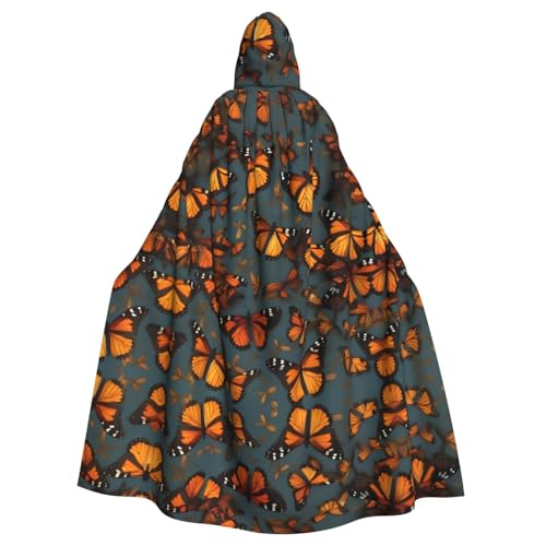 Heaps Of Orange Monarch Butterflies Print Hooded Cloak Full Length Hooded Capes Long Hoodie Christmas Halloween Costumes Heaps Of Orange Monarch Butterflies Print Hooded Cloak Full Length Hooded Capes Long Hoodie Christmas Halloween Costumes von Vuoongt