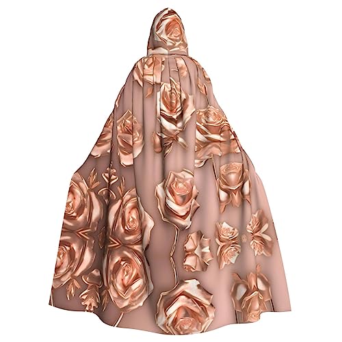 Kapuzenumhang in Roségold, Tapetendruck, lange Kapuze, Weihnachten, Halloween-Kostüme Kapuzenumhang in Roségold, Tapetendruck, lange Kapuze, Weihnachten, Halloween-Kostüme von Vuoongt