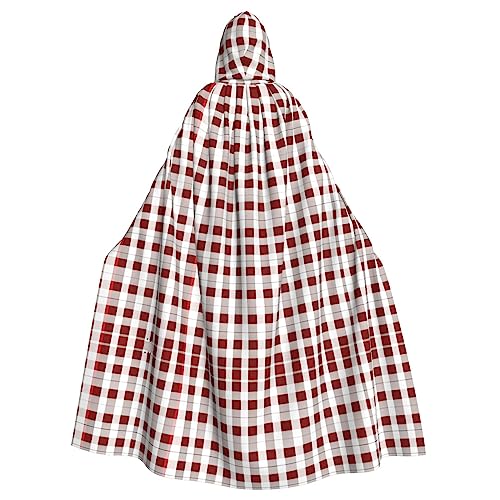 Kapuzenumhang in voller Länge, mit Kapuze, lang, mit Kapuze, für Weihnachten, Halloween, Rot / Weiß Kapuzenumhang in voller Länge, mit Kapuze, lang, mit Kapuze, für Weihnachten, Halloween, Rot / Weiß von Vuoongt