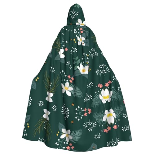 Kapuzenumhang mit Blumenmuster, lange Kapuze, Weihnachten, Halloween, Kostüme Kapuzenumhang mit Blumenmuster, lange Kapuze, Weihnachten, Halloween, Kostüme von Vuoongt