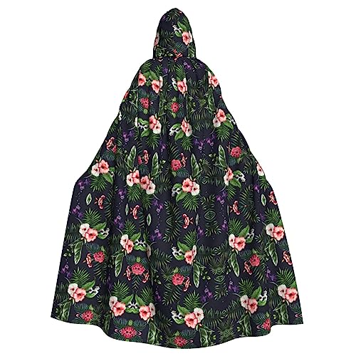 Kapuzenumhang mit Blumenmuster, lange Kapuze, Weihnachten, Halloween-Kostüme Kapuzenumhang mit Blumenmuster, lange Kapuze, Weihnachten, Halloween-Kostüme von Vuoongt