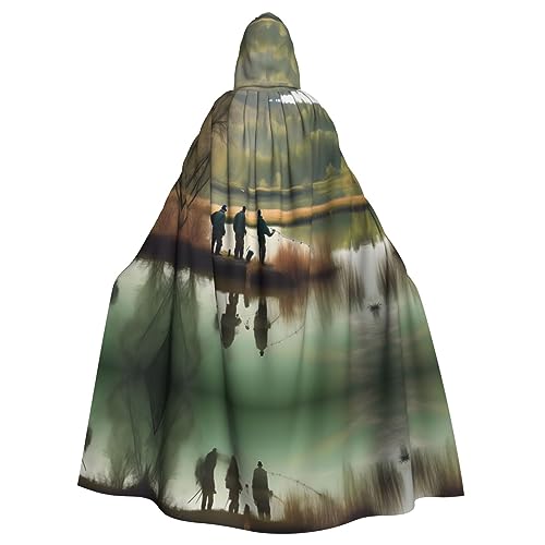 Kapuzenumhang mit Fischermotiv, lange Kapuze, für Weihnachten, Halloween, Kostüme Kapuzenumhang mit Fischermotiv, lange Kapuze, für Weihnachten, Halloween, Kostüme von Vuoongt