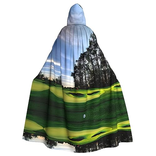 Kapuzenumhang mit Golfplatz- und Baumaufdruck, lange Kapuze, Weihnachten, Halloween-Kostüme Kapuzenumhang mit Golfplatz- und Baumaufdruck, lange Kapuze, Weihnachten, Halloween-Kostüme von Vuoongt