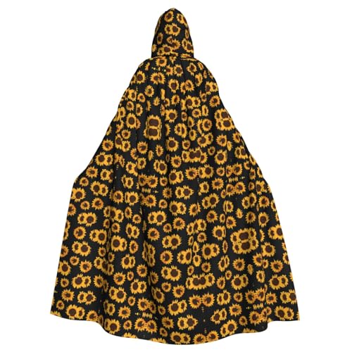 Kapuzenumhang mit goldenem Sonnenblumen-Aufdruck, volle Länge, langer Kapuzenpullover, Weihnachten, Halloween-Kostüme Kapuzenumhang mit goldenem Sonnenblumen-Aufdruck, volle Länge, langer Kapuzenpullover, Weihnachten, Halloween-Kostüme von Vuoongt