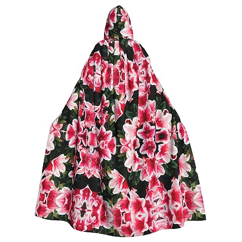 Kapuzenumhang mit rosa Blumenmuster, lange Kapuze, Weihnachten, Halloween, Kostüme Kapuzenumhang mit rosa Blumenmuster, lange Kapuze, Weihnachten, Halloween, Kostüme von Vuoongt