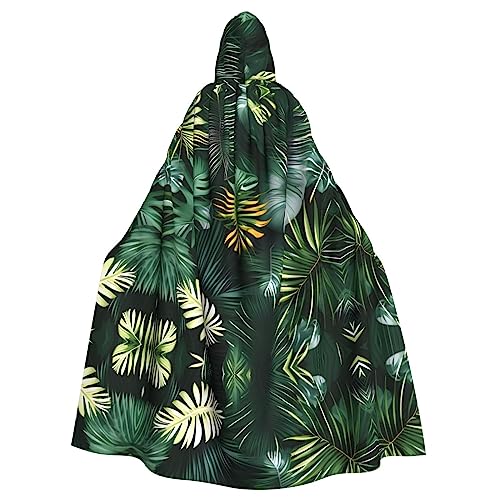 Kapuzenumhang mit tropischem Palmenblatt-Aufdruck, volle Länge, langer Kapuzenpullover, Weihnachten, Halloween-Kostüme Kapuzenumhang mit tropischem Palmenblatt-Aufdruck, volle Länge, langer Kapuzenpullover, Weihnachten, Halloween-Kostüme von Vuoongt