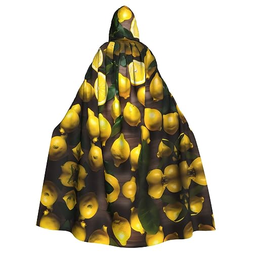 Kapuzenumhang mit tropischem Zitronenmotiv, lange Kapuze, Weihnachten, Halloween-Kostüme Kapuzenumhang mit tropischem Zitronenmotiv, lange Kapuze, Weihnachten, Halloween-Kostüme von Vuoongt