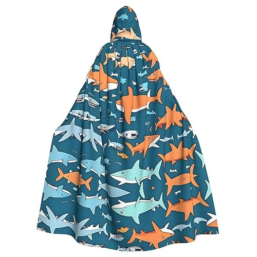 Selachimorph Kapuzenumhang mit Kapuze, lange Kapuzenumhang, lange Kapuzenpullover, Weihnachten, Halloween-Kostüme Selachimorph Kapuzenumhang mit Kapuze, lange Kapuzenumhang, lange Kapuzenpullover, Weihnachten, Halloween-Kostüme von Vuoongt