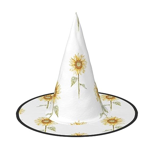 Vuoongt Blossoming Sunflowe Print Halloween Hut Vielseitig Leicht Kostüm Zubehör Faltbarer Spitzhut Vuoongt Blossoming Sunflowe Print Halloween Hut Vielseitig Leicht Kostüm Zubehör Faltbarer Spitzhut von Vuoongt