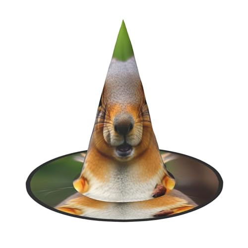 Vuoongt Eichhörnchen Lustiger Tierdruck Halloween Hut Vielseitig Leicht Kostüm Zubehör Faltbarer Spitzhut Vuoongt Eichhörnchen Lustiger Tierdruck Halloween Hut Vielseitig Leicht Kostüm Zubehör Faltbarer Spitzhut von Vuoongt