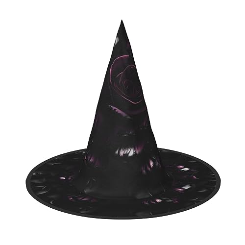 Vuoongt Gothic Rose Print Halloween Hut Vielseitiger Leichter Kostüm Zubehör Faltbarer Spitzhut Vuoongt Gothic Rose Print Halloween Hut Vielseitiger Leichter Kostüm Zubehör Faltbarer Spitzhut von Vuoongt