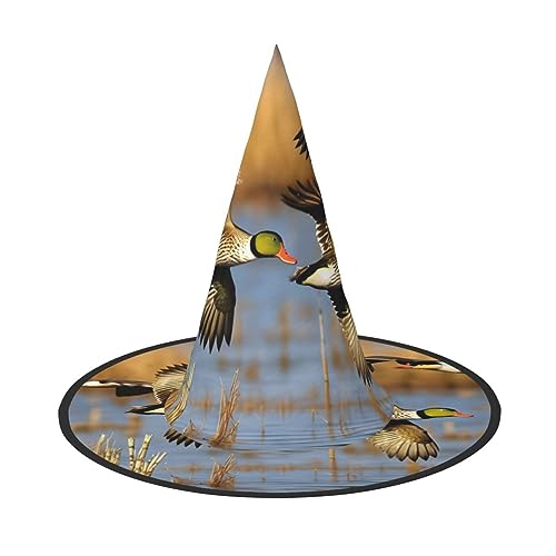 Vuoongt Jagdfliege, wilder Druck, Halloween-Hut, vielseitig, leicht, Kostümzubehör, faltbar, spitzer Hut Vuoongt Jagdfliege, wilder Druck, Halloween-Hut, vielseitig, leicht, Kostümzubehör, faltbar, spitzer Hut von Vuoongt