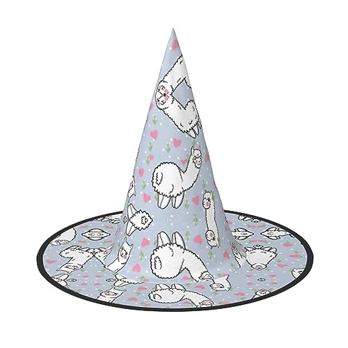 Vuoongt Kamelrot Herz Print Halloween Hut Vielseitiger Leichter Kostüm Zubehör Faltbarer Spitzhut Vuoongt Kamelrot Herz Print Halloween Hut Vielseitiger Leichter Kostüm Zubehör Faltbarer Spitzhut von Vuoongt