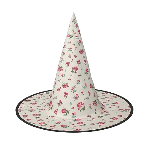 Vuoongt Niedlicher Halloween-Hut mit süßem rotem Kirsch-Druck, vielseitig, leicht, Kostüm-Zubehör, faltbarer Spitzhut Vuoongt Niedlicher Halloween-Hut mit süßem rotem Kirsch-Druck, vielseitig, leicht, Kostüm-Zubehör, faltbarer Spitzhut von Vuoongt
