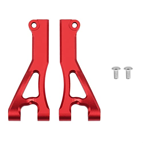 Vuzmode 2-teiliger vorderer oberer Querlenker aus Metall, for ARRMA, for 1/7 Limitless Infraction 6S, for 1/8, for Typhon 6S RC-Auto-Upgrade-Teile RC-Querlenker(Red) von Vuzmode
