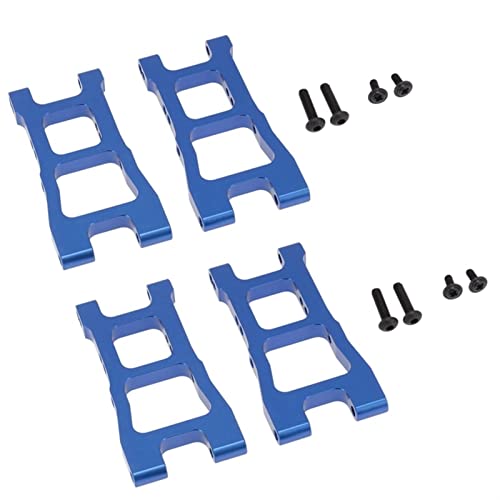 Vuzmode 4-teiliges Aluminium-Vorder- und Hinterradaufhängungslenkerset for 1/10, for Redcat, for Blackout XTE SC XBE (Pro) Upgrade-Teilezubehör RC-Querlenker(Blue) von Vuzmode