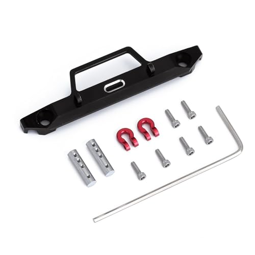 Vuzmode Achsgehäuse Servoständer Getriebehalterung Gehäuse Chassisverbindungen 1/24 RC Crawler Car, for Axial, for SCX24 90081 Upgrade-Teile RC-Querlenker(Front Bumper) von Vuzmode