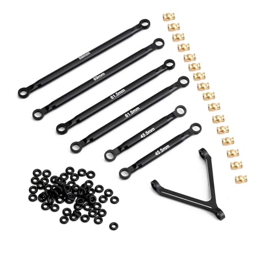 Vuzmode Achsgehäuse Servoständer Getriebehalterung Gehäuse Chassisverbindungen 1/24 RC Crawler Car, for Axial, for SCX24 90081 Upgrade-Teile RC-Querlenker(Links Set) von Vuzmode