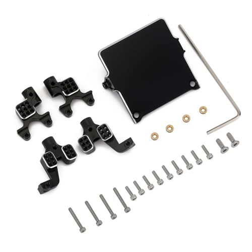 Vuzmode Achsgehäuse Servoständer Getriebehalterung Gehäuse Chassisverbindungen 1/24 RC Crawler Car, for Axial, for SCX24 90081 Upgrade-Teile RC-Querlenker(Shock Mounts) von Vuzmode