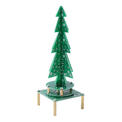 Elektronischer Weihnachtsbaum, 3D -Weihnachtsbaum -Lötkit, Farbenfrohe LED Automatische Rotierende Musikbaum -Montage -Kit, Zum Lernen für das Lernen von Lehren Bildung Elektronischer Weihnachtsbaum, 3D -Weihnachtsbaum -Lötkit, Farbenfrohe LED Automatische Rotierende Musikbaum -Montage -Kit, Zum Lernen für das Lernen von Lehren Bildung von Vvikizy