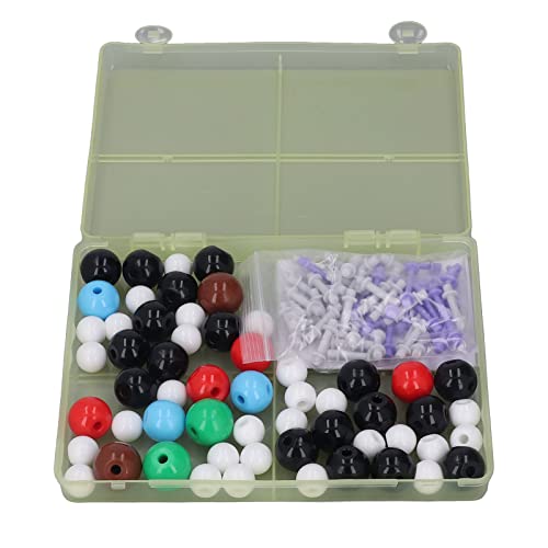 Molekularmodell -Kit Chemie, 113 PC Molekularmodell Kit Organische Chemie, Farbenfrohe PP -Kugeln H C o N Cl Br, 57 Atome & 56 Bindungsmolekularstrukturmodell für Molekularmodell -Kit Chemie, 113 PC Molekularmodell Kit Organische Chemie, Farbenfrohe PP -Kugeln H C o N Cl Br, 57 Atome & 56 Bindungsmolekularstrukturmodell für von Vvikizy