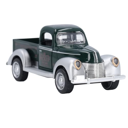 Vvikizy 1:32 Vintage-Spielzeugautos, Antikes Auto-Spielzeugmodell, Vintage-Legierung, Kunststoff-Autospielzeug, Sammlerstück, Lebensechtes Automodell mit Lichtgeräuschen für Kinder (Typ 2) von Vvikizy