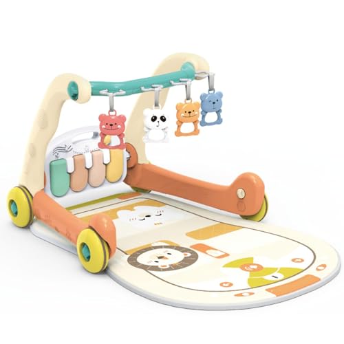 Vvikizy 2 in 1 Baby Push Walker, Lernen Sie Walker mit Tastaturspielzeug Einstellbarer Höhe Musikspielzeug für Kleinkinderentwicklung Vvikizy 2 in 1 Baby Push Walker, Lernen Sie Walker mit Tastaturspielzeug Einstellbarer Höhe Musikspielzeug für Kleinkinderentwicklung von Vvikizy