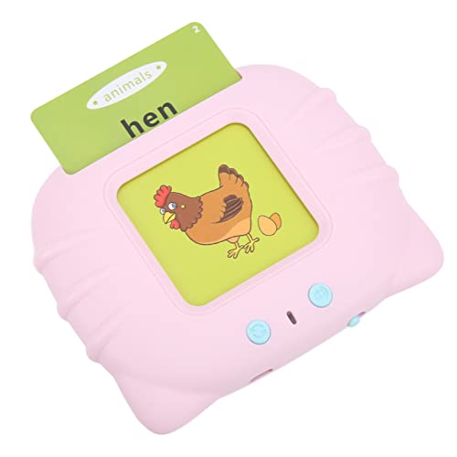 Vvikizy Lernen Spielzeug, Elektronische Pädagogische Toy Card Early Education Machine für Kleinkinder mit Live -Aufzeichnungen Animal Sounds 8,5 X 10,5 cm Kein WLAN Benötigt ABS von Vvikizy