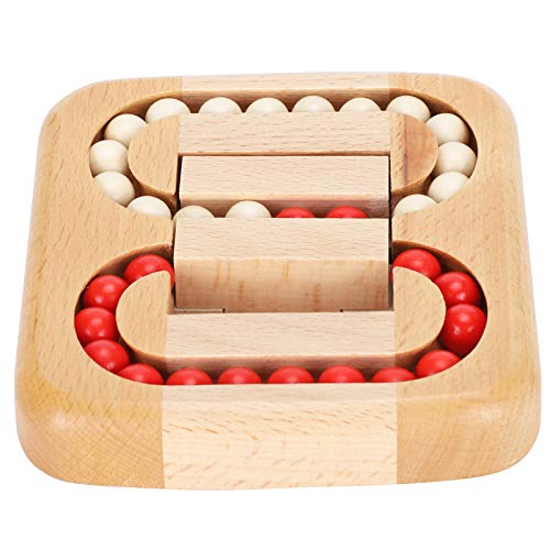 Vvikizy Planarer Ball Holzspielzeug, Pädagogisches Holzspielzeug Hirnteaser -Puzzle -Spiel für Erwachsene mit Buchenholz 360 ° Poliersicher, Glatte Kanten von Vvikizy