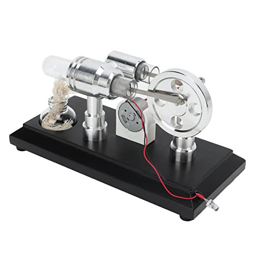 Vvikizy Stirling Motormotormodell, Multi -Farb -LEDs Feine Arbeitskunst CNC Fertiger Physik -Bildung Spielzeug mit Stromversorgung für Kinderwissenschaftsprojekte Vvikizy Stirling Motormotormodell, Multi -Farb -LEDs Feine Arbeitskunst CNC Fertiger Physik -Bildung Spielzeug mit Stromversorgung für Kinderwissenschaftsprojekte von Vvikizy