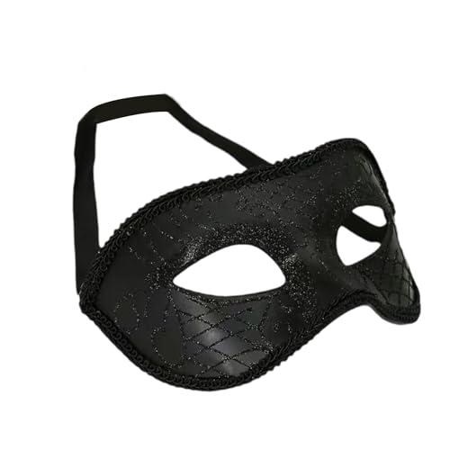 Vxcvzv 1 x Maskerade-Maske, venezianische Partyballmasken für Männer, schwarze Maskerade-Maske für Halloween, Ostern, Karneval, Weihnachten, Fasching, Cosplay Vxcvzv 1 x Maskerade-Maske, venezianische Partyballmasken für Männer, schwarze Maskerade-Maske für Halloween, Ostern, Karneval, Weihnachten, Fasching, Cosplay von Vxcvzv