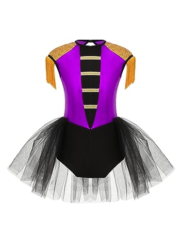 Vxuxlje Kostüm Dompteurin Zirkus Mädchen Zirkus Dompteur Moderator Kleid Tutu Ballett Eiskunstlauf Kurzärmel Kleider Prinzessin Karneval Lila 134-140 Vxuxlje Kostüm Dompteurin Zirkus Mädchen Zirkus Dompteur Moderator Kleid Tutu Ballett Eiskunstlauf Kurzärmel Kleider Prinzessin Karneval Lila 134-140 von Vxuxlje