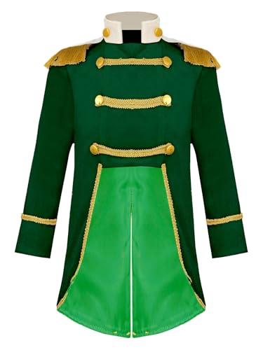 Vxuxlje Mittelalterliche Renaissance Kinder Mantel Blazer Jacke Gotisch Viktorianisch Steampunk Jacke Kostüm Prinz Halloween Karneval Cosplay Grün 80-86 Vxuxlje Mittelalterliche Renaissance Kinder Mantel Blazer Jacke Gotisch Viktorianisch Steampunk Jacke Kostüm Prinz Halloween Karneval Cosplay Grün 80-86 von Vxuxlje