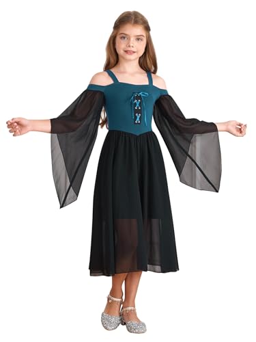 Vxuxlje Mittelalterliches Kleid Für Mädchen Schulter Victorianisches Kleid Traditionelles Renaissance Gotisches Prinzessinnen Kostüm Halloween Dunkelblau 170 Vxuxlje Mittelalterliches Kleid Für Mädchen Schulter Victorianisches Kleid Traditionelles Renaissance Gotisches Prinzessinnen Kostüm Halloween Dunkelblau 170 von Vxuxlje