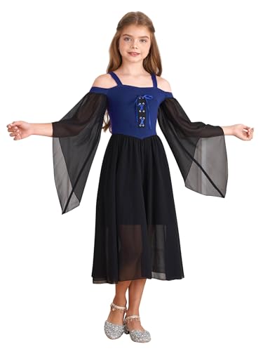 Vxuxlje Mittelalterliches Kleid Für Mädchen Schulter Victorianisches Kleid Traditionelles Renaissance Gotisches Prinzessinnen Kostüm Halloween Königsblau 170 Vxuxlje Mittelalterliches Kleid Für Mädchen Schulter Victorianisches Kleid Traditionelles Renaissance Gotisches Prinzessinnen Kostüm Halloween Königsblau 170 von Vxuxlje