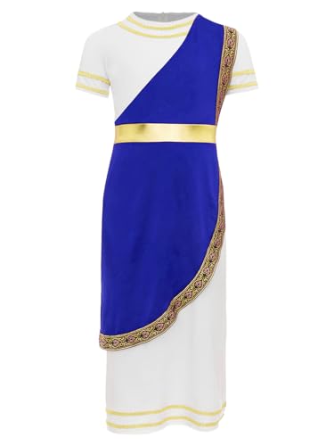 Vxuxlje Römischer Gladiatorenkostüm Für Kinder Halloween Römische Schule Griechisches Kostüm Set Thematische Partykleidung Cosplay Karneval Blau 134-140 Vxuxlje Römischer Gladiatorenkostüm Für Kinder Halloween Römische Schule Griechisches Kostüm Set Thematische Partykleidung Cosplay Karneval Blau 134-140 von Vxuxlje