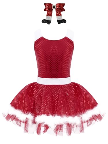 Vxuxlje Weihnachtskleid Für Mädchen Langes Ärmelkleid Für Neugeborene Runder Ausschnitt Prinzessinnenkleid Mit Haaren Winter Weihnachtskleid Neujahr Karneval Rot 152 Vxuxlje Weihnachtskleid Für Mädchen Langes Ärmelkleid Für Neugeborene Runder Ausschnitt Prinzessinnenkleid Mit Haaren Winter Weihnachtskleid Neujahr Karneval Rot 152 von Vxuxlje